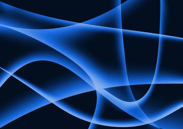 Abstraktní křivka s modrým pozadím — Stock fotografie