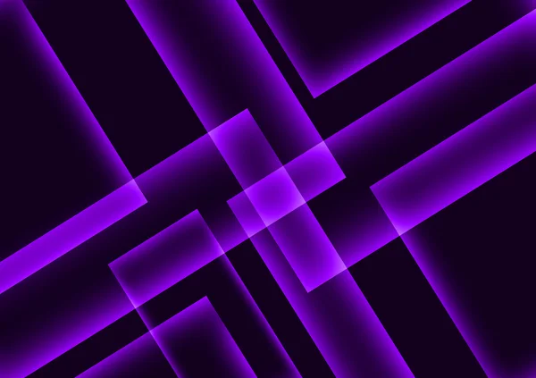 在黑暗的背景上的抽象方形紫色 — 图库照片