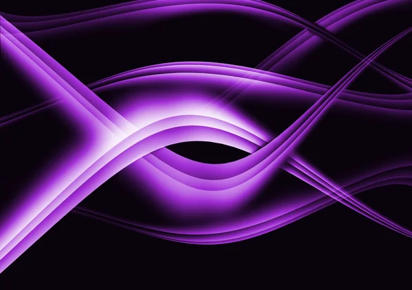 Фиолетовые абстрактные линии на фоне кривой — стоковое фото