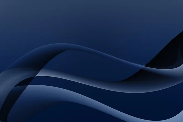 Абстрактная кривая с синим фоном волны — стоковое фото