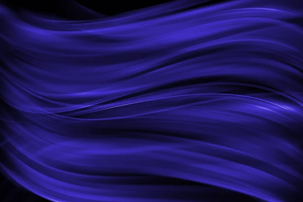 Ljusa blå abstrakt linjer på mörk bakgrund — Stockfoto