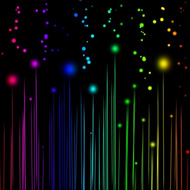 soyut renkli çizgiler ve parlak arka plan