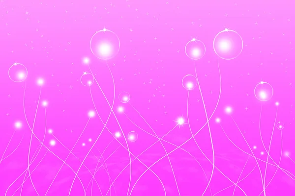 Абстрактні лінії і сяючий рожевий фон — стокове фото