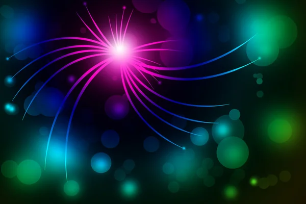 Colorful abstract line with glowing background — Stock Photo, Image