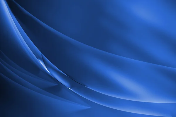 Línea abstracta y curva fondo azul — Foto de Stock