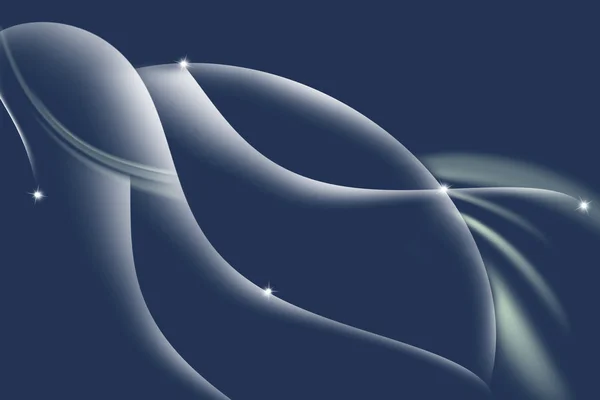 Abstract curve navy blue background — Stock Photo, Image