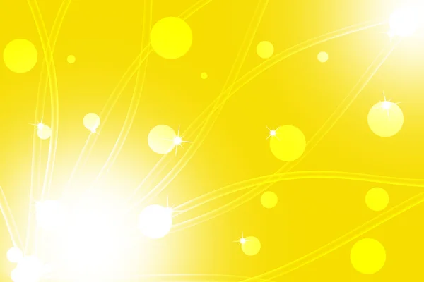 Linea astratta ondulato sfondo giallo — Foto Stock