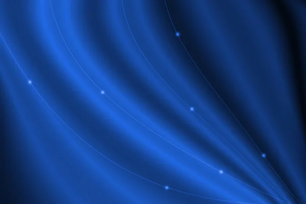 Abstract wavy and lines blue background — Stock Photo, Image