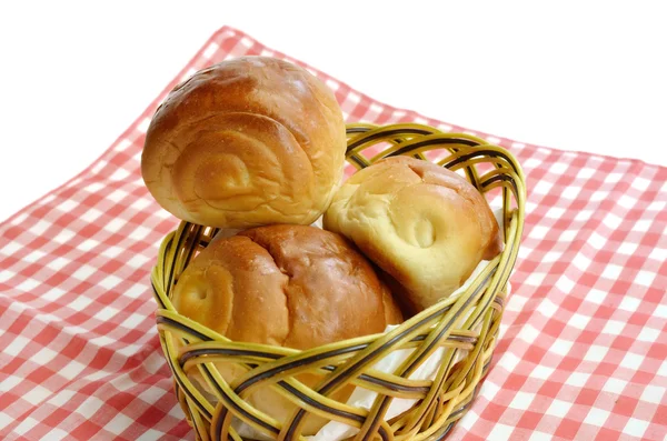 Vaj kenyér zsemle — Stock Fotó