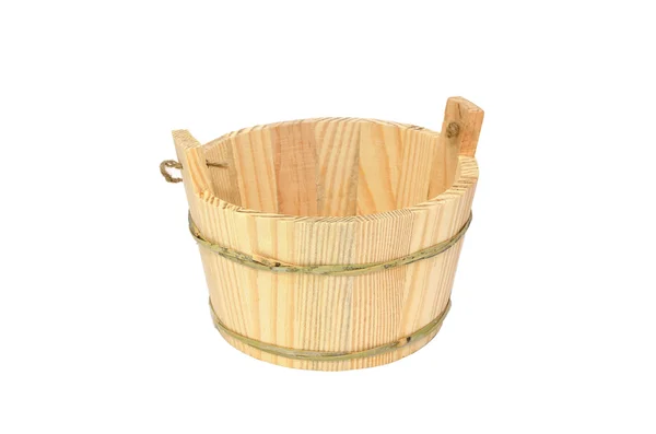 Wooden bucket — Stock Photo, Image