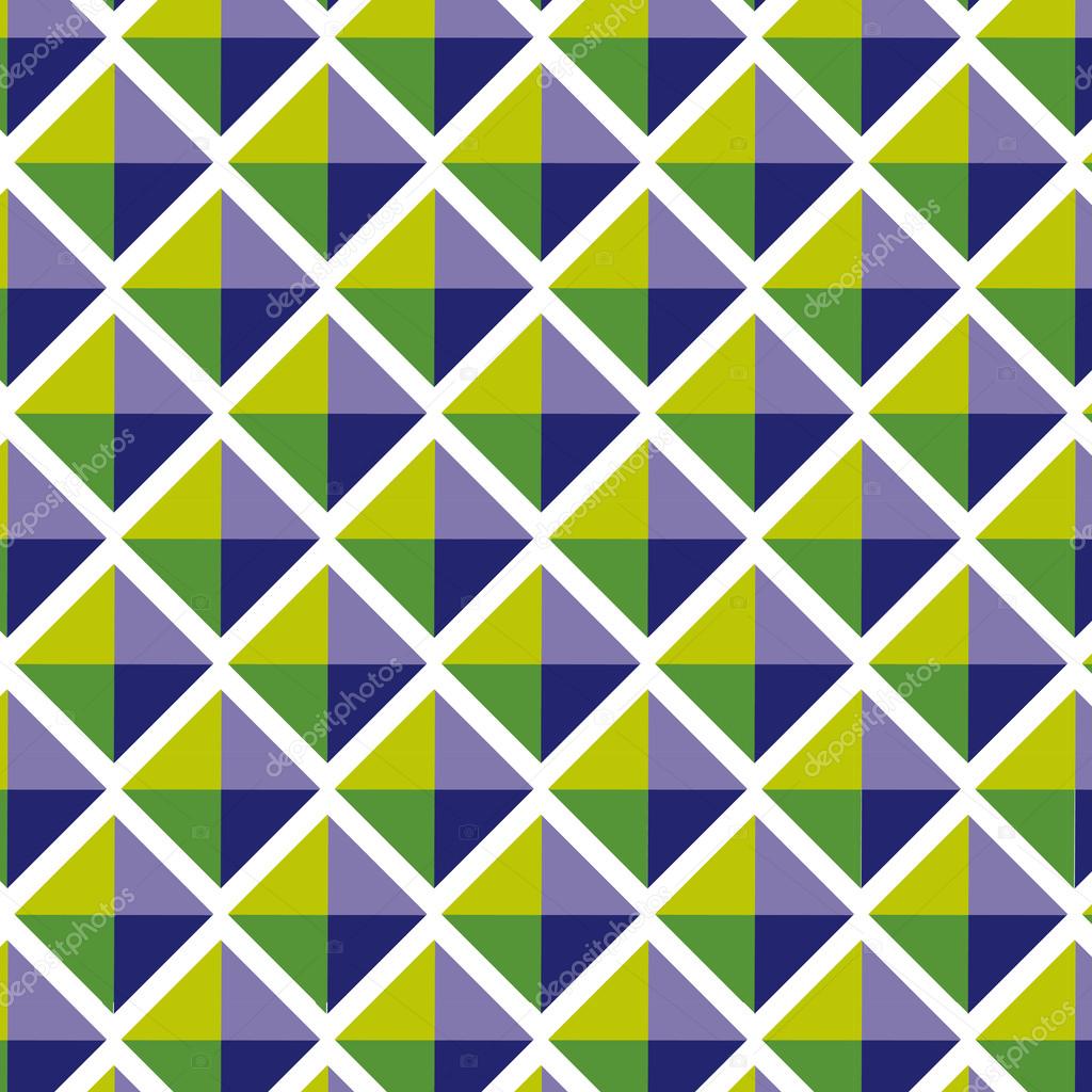 Vector seamless geometric tiles pattern background