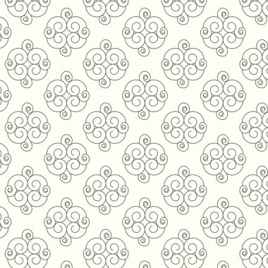 eğri desen arka plan ile sorunsuz vektör satırları