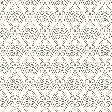 çizgi ve eğri desen vektör arka plan