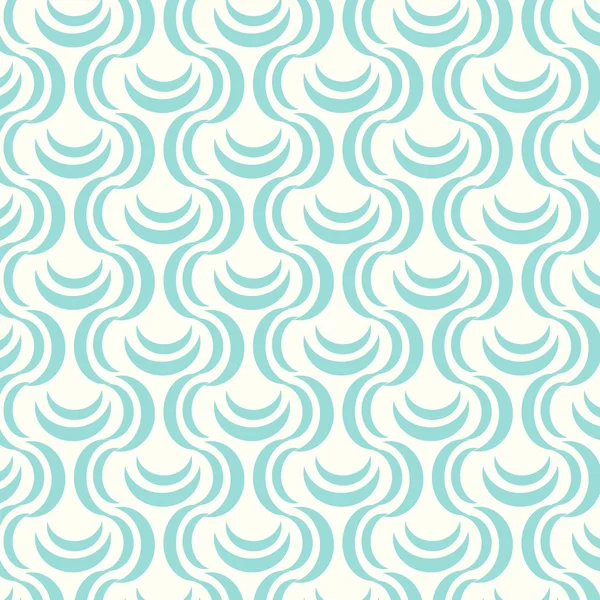 シームレス パターン線カーブのベクトルの背景 — ストックベクタ