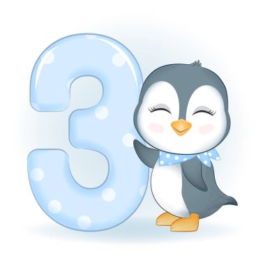 Şirin Küçük Penguen ve 3 numara, Mutlu yıllar 3 yaşında
