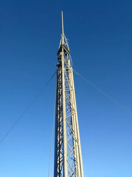 Torre Dell Albero Dell Antenna Regolabile Controllo Dell Altezza Dell — Foto Stock