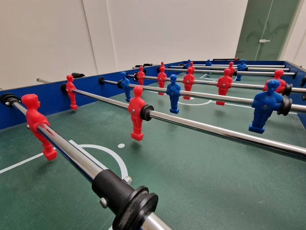 Table football equipment for office relaxation and leisure time