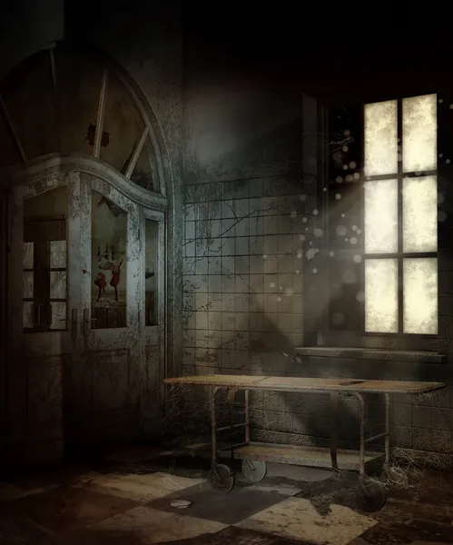 terk edilmiş bir hastane odası