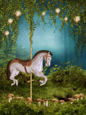 Enchanted meadow bir atı ile