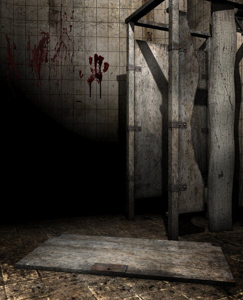 Заброшенная ванная комната
