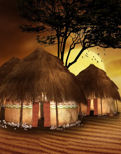 African village — Stock Photo, Image