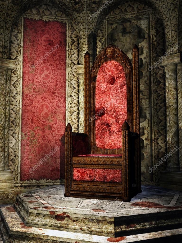 Crimson Throne Room Stock Photo C Fairytaledesign 13784727