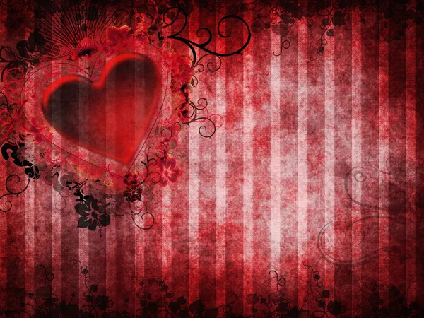 Gothic background with a heart — Stock Photo, Image