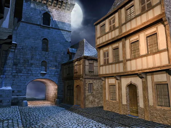 Medieval gate — Stock Photo, Image