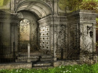 Şapel bir çayır üzerinde