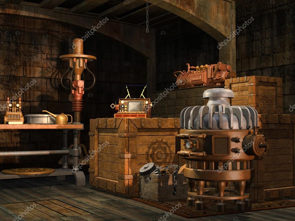 Steampunk Workshop Wallpaper / Download desktop wallpaper steampunk