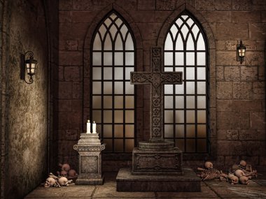 bones ile Gotik yeraltı türbesi