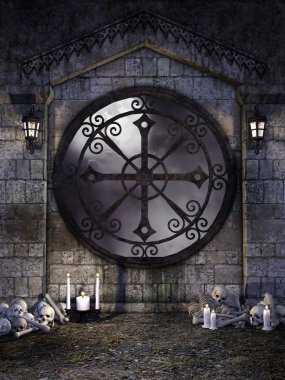 bones ile Gotik pencere