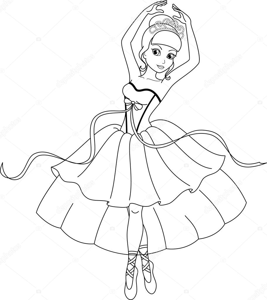 18 elegant barbie ballerina ausmalbilder