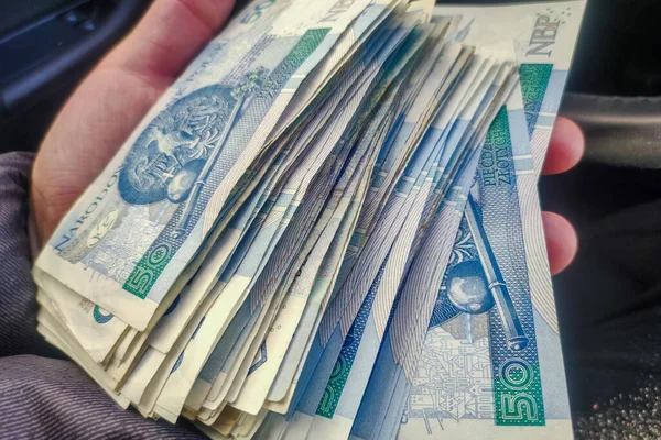 Faiz Oranları Artıyor Polonya Enflasyon Ukrayna Rusya Arasındaki Savaştan Sonra — Stok fotoğraf