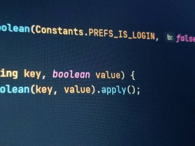 Kodlama kaynağı PHP kod ekranı. Soyut teknoloji geçmişi. Siber saldırı ya da güvenlik konsepti. Hacker izleme programı. Yazılım geliştirme