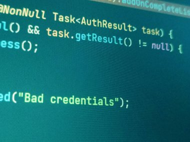 Kodlama kaynağı PHP kod ekranı. Soyut teknoloji geçmişi. Siber saldırı ya da güvenlik konsepti. Hacker izleme programı. Yazılım geliştirme