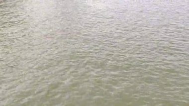 View of the water in the sea. Light waves in the sea