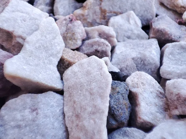 Υφή Του Μονοπατιού Ρόουντ Έκανε Την Πέτρα Θρυμματισμένη Υφή Βότσαλου — Φωτογραφία Αρχείου