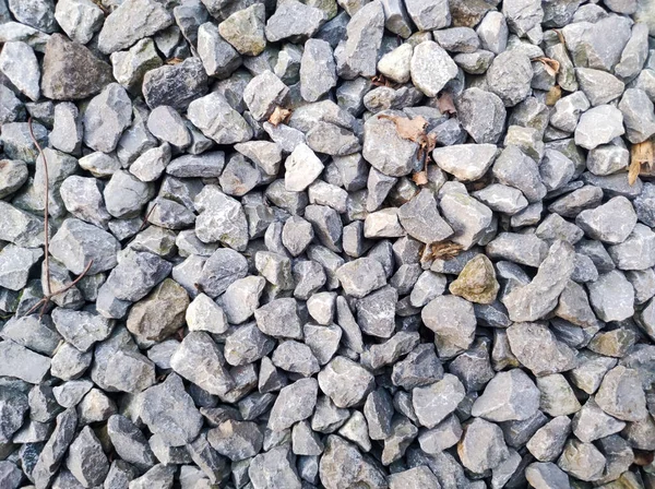 Gravel path texture. ROad made wit crushed stone. Pebble texture