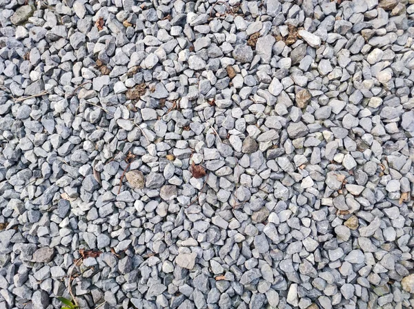 Gravel Path Texture Road Made Wit Crushed Stone Pebble Texture — ストック写真