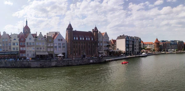 Gdansk Polonia Julio 2022 Vista Del Casco Antiguo Gdansk Hermosa — Foto de Stock