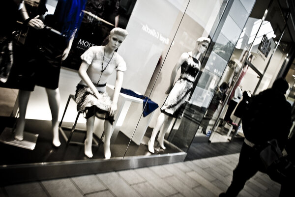 Shopping in Silesia City Center in Katowice, Poland