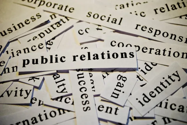 Public relations, PR — Stock Photo, Image