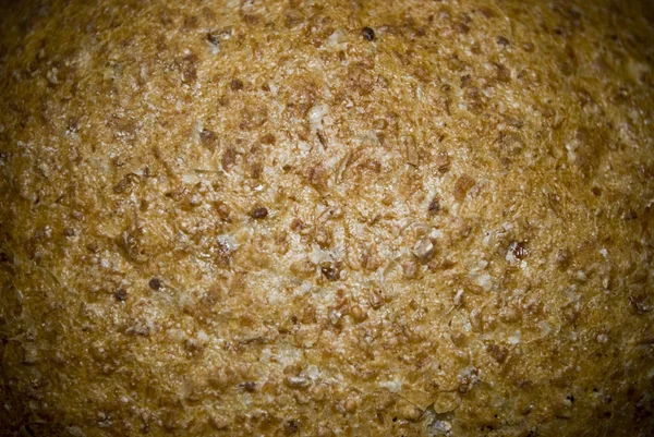 Бурый свежий рулон хлеба фон или текстура — стоковое фото