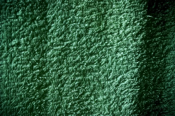 Grunge green material towel background or texture — Stock Photo, Image