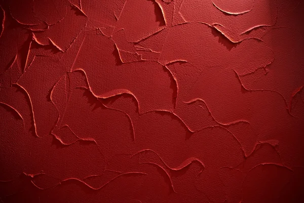 Ciemny czerwony strukturalny tynk tło i tekstura — Zdjęcie stockowe