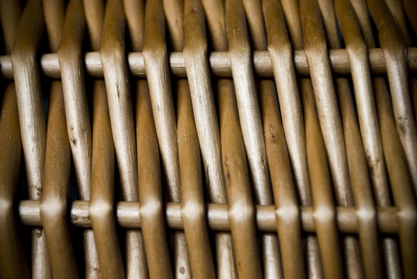 自然な木製の枝編み細工品バスケット背景やテクスチャ — ストック写真