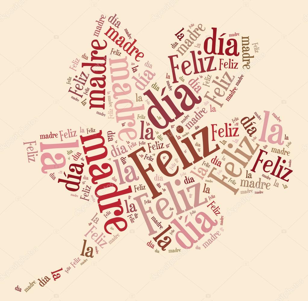 Download Tag or word cloud mother's day related in shape of flower ...