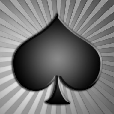 spades iskambil veya kumar, sembol kartları