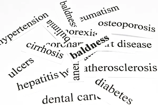 건강에 해로운 영양으로 인 한 질병의 의료 개념 — 스톡 사진